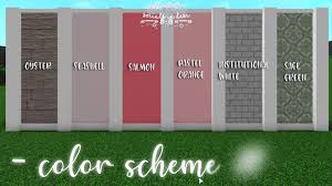 Pin By Bagel On Bloxburg House Inspiration House Color Schemes House Color Palettes House Color Schemes Interior