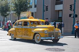 Image result for Taxi Cab Federal Yellow 1956 Taxi