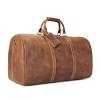 Leather garment bag large duffel bags with shoe compartment. 1