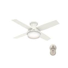 Hunter fans are renowned for combining excellence in design with an eye for the practical needs of a modern home. Hunter 44 Dempsey Low Profile With Light Fresh White Ceiling Fan With Light With Handheld Remote Walmart Com In 2021 Ceiling Fan With Light Fan Light Ceiling Fan