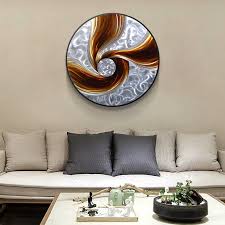 The sitter's size makes it suitable for display on a shelf, side table or as part of fall tabletop display. China Good Wholesale Vendors School Of Fish Sculpture Abstract Round Shape 3d Metal Oil Painting For Interior Home Modern Decor Handicraft Wall Arts Handsome Home Decor Manufacture And Factory