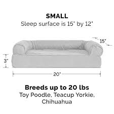 Stella offers us the classic, contemporary look. Furhaven Pet Dog Bed Orthopedic Quilted Traditional Sofa Style Living Room Couch Pet Bed With Removable Cover For Dogs And Cats Silver Gray Small Pricepulse