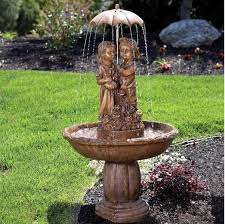 17 Outstanding Garden Fountains To Enhance Your Backyard Backyard Water Fountains Water Fountain Design Water Fountains Outdoor