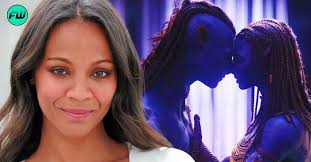 The entire time we were all blushing": Zoe Saldana Had the Most Ridiculous  Kiss of Her