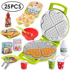 Save money online with toy kitchen food deals, sales, and discounts november 2020. Beebeerun Pretend Play Kitchen Set Play Food Toys New Sprouts Waffle Time Variety Toys Gift For Kid Toddlers Pretend Food Playset Children Toy Food Set Buy Online In Aruba At Aruba Desertcart Com Productid