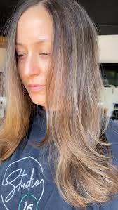 Who said golden sun kissed hair was reserved for summer only?! We all could  use a little more sunshine this fall 😉, We used @aveda enlightener and  toners to craft these soft, golden highlights, ...