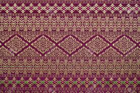 Silk embroidered on grey color felt wool. Handmade Thai Silk Fabric With Thai Design Stock Photo Picture And Royalty Free Image Image 9376014