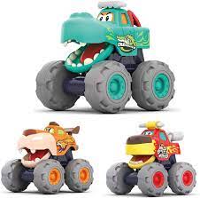 The images were taken back in. Amazon Com Moontoy Toy Cars For 1 2 3 Year Old Boys 3 Pack Friction Powered Cars Pull Back Toy Cars Set Bull Truck Leopard Truck Crocodile Trucks Push And Go Toy