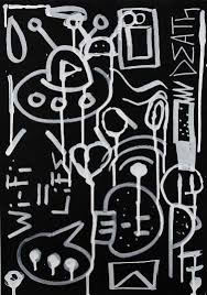 Black And White Graffiti Art Saatchi Art Graffiti 22 Painting By Thorben Nolsen Graffiti Painting Black And White Graffiti Graffiti