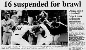 Tigers vs White Sox Brawl on April 22, 2000