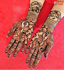 Peacock Lotus Flower Mehndi Design In 2020 Mehndi Designs Lotus Flower Henna Flower Henna