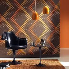 70 S Black Brown Red Orange Yellow Color Theme 80s Interior Design 70s Decor Retro Living Rooms