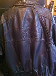 Black Nike Leather Flight Jacket From The 90 S Men S Etsy Leather Flight Jacket Flight Jacket Nike Leather