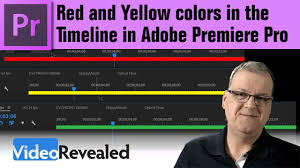 It provides a lot of options for adding various. Red And Yellow Colors In The Timeline In Adobe Premiere Pro Youtube