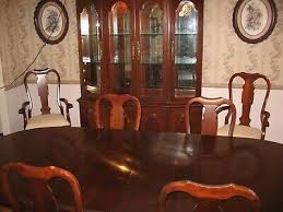 Shop wood dining room chairs and other wood seating from the world's best dealers at 1stdibs. Pennsylvania House Solid Cherry Wood Dining Room Set W China Cabinet 6 Chairs Ebay