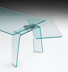 Vittorio livi came to know and appreciate glass from a very young age. Satyendra Pakhale S Glass Kayo Extensible Table For Fiam Easily Expands From 2 To 3 Meters