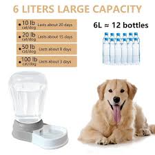 STALTWO Automatic Dog Water Bowl Dispenser