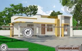 Large expanses of glass (windows, doors, etc) often appear in modern house plans and help to aid in energy efficiency as well as indoor/outdoor flow. Modern 3 Bedroom House Design With One Story Model Flat Roof Plans