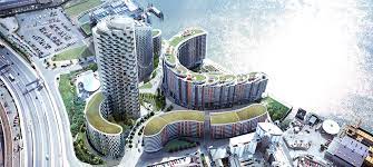 The development contains impressive leisure facilities including a residents only gym, spa and swimming pool. New Providence Wharf Ballymore