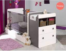 lit bebe evolutif combine malte taupe commode a langer tiroir cot bedding baby room wall bed