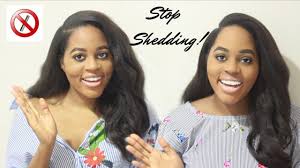 Learn how to use garlic to prevent and control hair shedding and regain thickness to your hair. How To Stop Your Hair Shedding Relaxed Hair Youtube