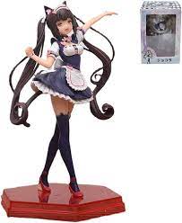 Amazon.com: TANSHOW Nekopara Chocola Vanilla Figure PVC Maid Anime Action  Collection Model 7.1 Inch (Chocola1) : Toys & Games