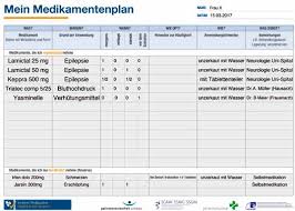 Medikamentenplan (pdf/word) zum ausdrucken ; Https Www Epi Ch Wp Content Uploads Epileptologie 201702 Pdf