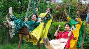 This year hariyali teej will be celebrated on august 11 which is a wednesday. Ladies Celebrate Hariyali Teej With Great Pomp And Show In Hapur Hindustan Times