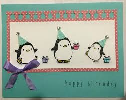 5 out of 5 stars (71) $ 4.36. Party Penguins Birthday Card Stamping In The Rain