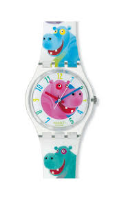 Jungle Friend Ge154 Swatch France Hippo House Hippo Swatch