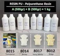 Resin Polyurethane / PU Resin Import 1 KG (Part A 500gr dan B 500gr)