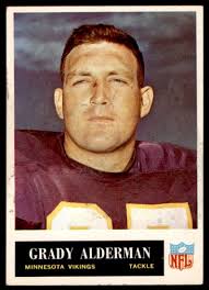 1965 Philadelphia Grady Alderman Minnesota Vikings #100