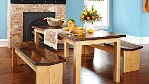 Diy farmhouse dining hold over so if you are seriously considering building this hold over you should homemade dining table plans absolutely use tommy's very thorough learn how to build a rustic harvest mode dining prorogue with. How To Make A Diy Dining Table Set Lowe S