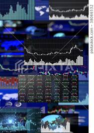 Stock Price Chart Stock Illustration 38066532 Pixta