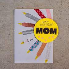 Happy birthday mom white flowers send this greeting card designed. 8 Birthday Card Ideas For Mom Super Easy Designs You Should Try