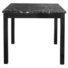 Then, paint the faux marble dining table set top with the white paint and top it with gray paint, repeat this process at least twice before you let the paint completely dry. 4pc Faux Marble Counter Height Dining Set Black Dorel Living Target