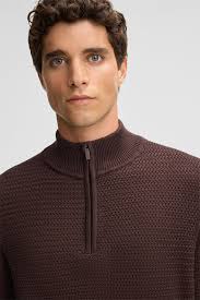 Pull camionneur en maille Adrian, marron