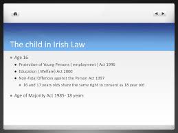 This means that they are legally in control over their own actions and decisions, and their parents are no longer responsible for them. Infants And Children Consent And Legal Issues At End Of Life Ppt Download
