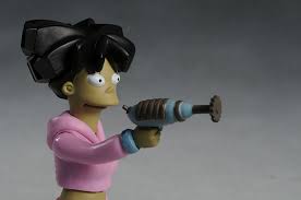 Review and photos of Toynami Futurama Amy, Cloberella action figures