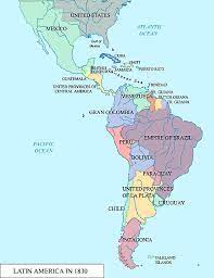 Commission for the geological map of the world (cgmw), colombian geological. Map Of Latin America In 1830 Civilization Digital Collections