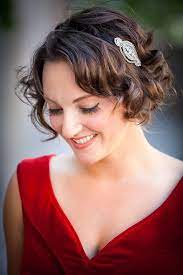 Curls And Bangs Short Wedding Hair Wedding Hairstyles For Women Curly Hair Styles