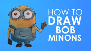 And then draw the mane. How To Draw Bob Minion From Minions Easy Step By Step Video Lesson For Beginners Youtube
