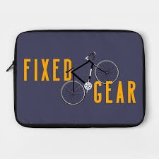 Fixed Gear Bike By Uglypaper