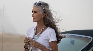 Blending black and gray hair is a chic way to completely transform your style. Caroline Labouchere How I Learned To Love My Grey Hair Grazia Middle East