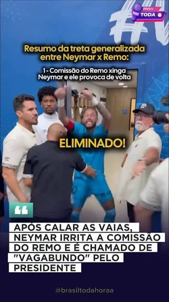 Neymar sai limpo. Cartola, Marllon, Remo pro STJD. Como o astro sempre escapa dessas? #STJD #CopaDoBrasil #CentralDoBagre #Neymar #Remo #Marllon #Denuncia #Futebol #Drama #SoFazSentido #AhNaoHein #NeymaSempreEscapa Foto: Wikimedia Commons (CC0)