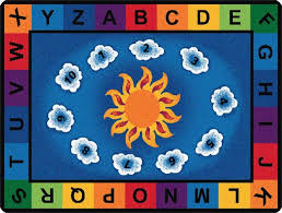 See more ideas about classroom rug, rugs, kids rugs. Carpets For Kids Sunny Day Learn Play Alphabet Classroom Rug 5 10 X 8 4 Rectangle Supplyme