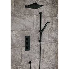 Our Merano Concealed Thermostatic Mixer Shower Will Look Fantastic In Any Bathroom With Its Simplistic And Co Shower Heads Black Bathroom Bathroom Design Decor