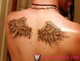 Vedeti pozele cu modelele de tatuaje cu ingeri propuse de noi si poate o sa. Tatuaj Aripi Pe Partea Din Spate Durabil Ward