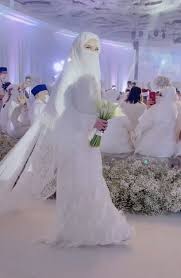 Kebaya pengantin akad nikah couple putih ijab kabul muslimah modern via shopee.co.id. Kenapa Tak Buat Baju Nikah Neelofa Datuk Rizalman Jawab Persoalan Netizen Di Instagram