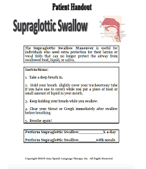 Dysphagia Treatment Strategies Speech Therapy Materials Speech And Language Dysphagia Treatment
